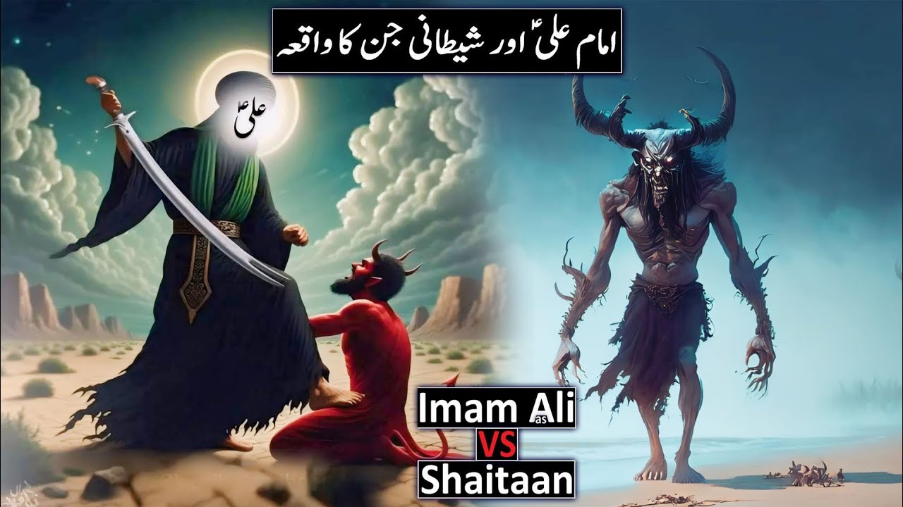 Hazrat Imam Ali as Aur Shaitaan Ka Waqia  Mola Ali Vs Shaitaan  Imam Ali  Raja Sarfaraz Tv