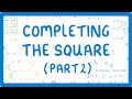 Completing the Square Method Quiz