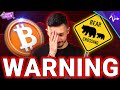 WARNING: Bitcoin Could Dump More!! (What To Look For!!)