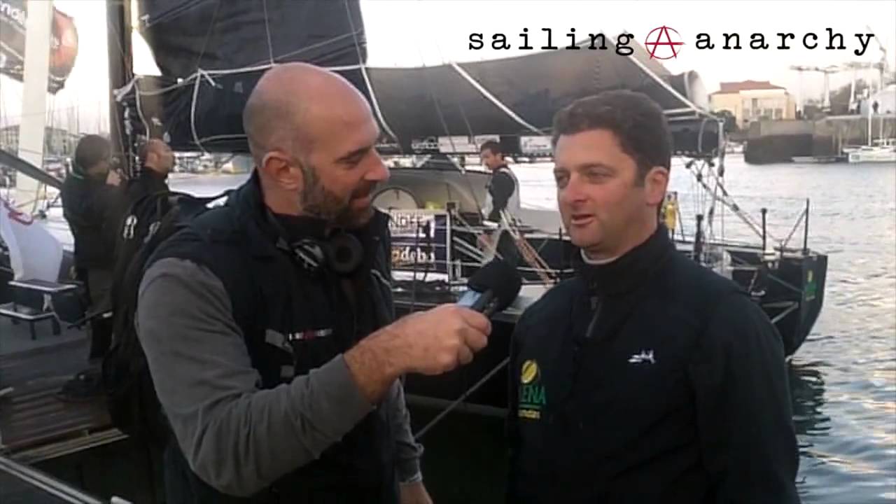 Arnaud Boissieres Talks to Sailing Anarchy's Alan Block Before the Vendee Globe start.