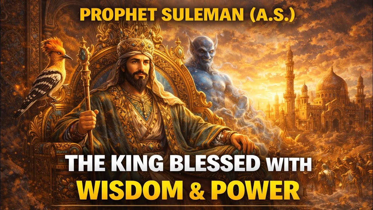 Prophet Suleman (A.S) | The King Blessed with Wisdom & Power