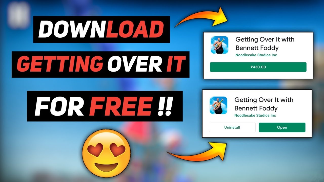 How To Download Free Getting Over It Android Game?