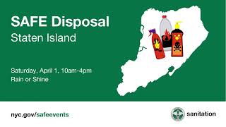 SAFE Disposal on Staten Island