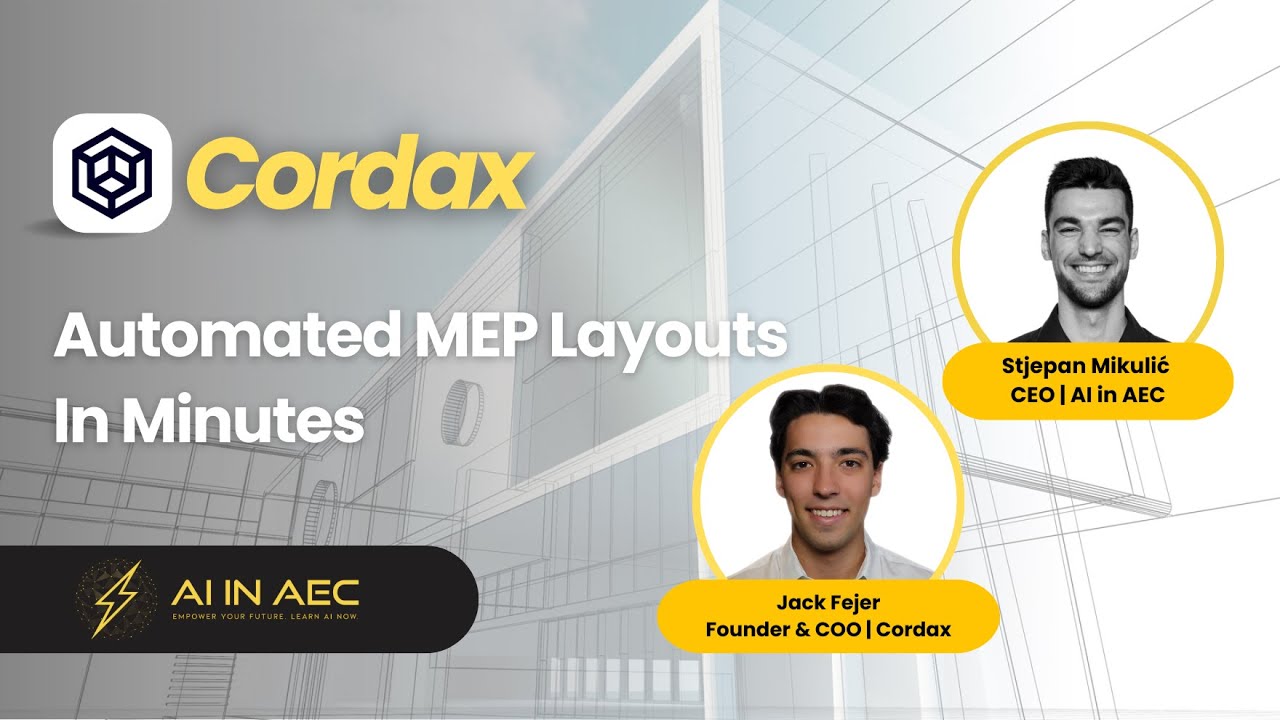 Cordax - Transform 2D Drawings into MEP Layouts in Minutes
