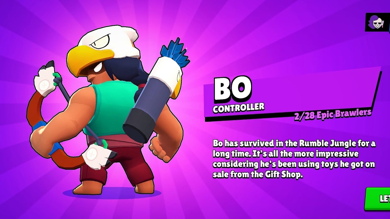 NEW BRAWLER ( BO ) - BRAWL STAR'S ( MOBILE GAMEPLAY ) - YouTube