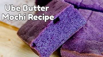 How to Make Ube Butter Mochi - Easy Recipe