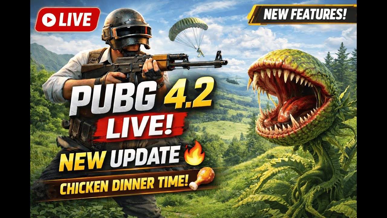 PUBG 4.2 Update | Live Stream | New Events | Noob bn gaye aj to