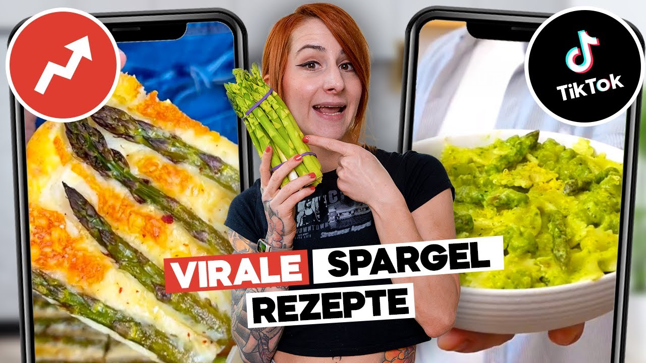 Ich teste virale SPARGEL Rezepte 2025 von TikTok 😍