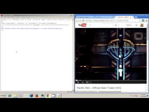 Python Movie Trailer Program