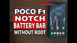 Poco F1 Notch Battery Bar Without Root & Free | Poco F1 Battery Bar Notch screenshot 2