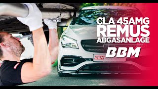 Krasser Unterschied! | Mercedes CLA 45 AMG Remus Abgasanlage | by BBM Motorsport