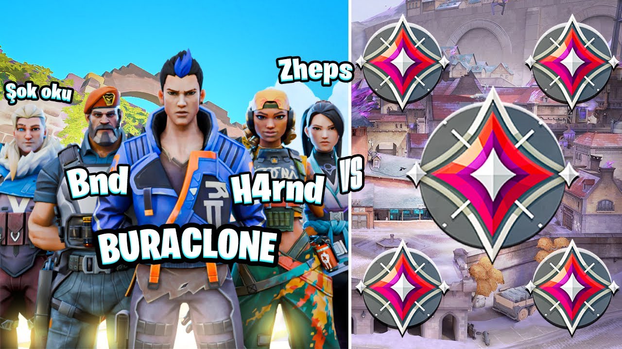 Ajanlarında USTA Youtuber'lar vs 5 İMMORTAL | Valorant