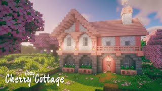 How to Build a Beautiful Cherry Blossom Cottage in Minecraft