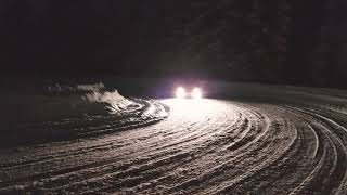Bmw e30 snow fun