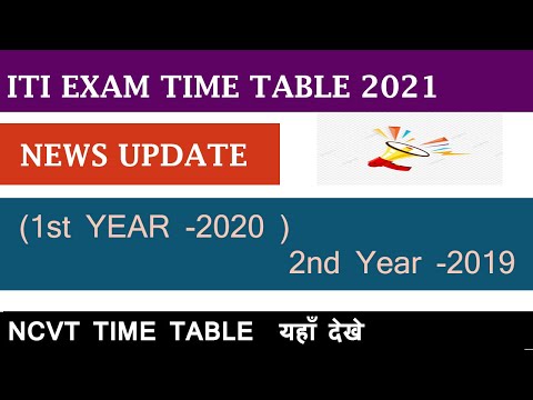 ITI Time Table DEC-2021 Annual 1st 2nd Year
