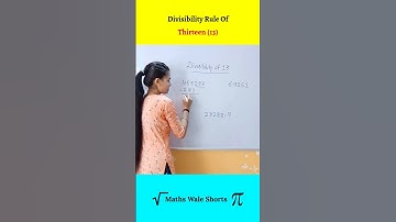 Divisibility Rule For 13 💡 Divisibility Short Tricks 📚