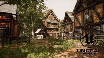 Unreal Engine 4 Medieval Village Environment (4K)