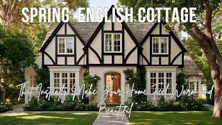 Spring English Cottage Decor Ideas That Instantly Make Your Home Feel Warm and Beautiful