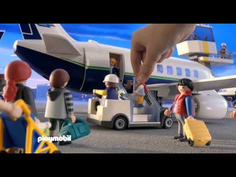 playmobil passenger plane