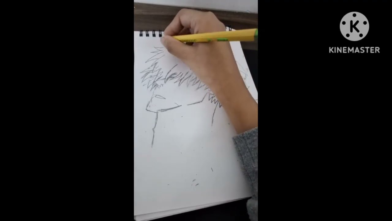 How to draw injured GOJO