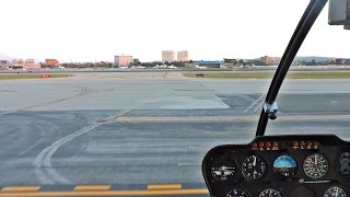 TAKEOFF Onboard Revolution Aviations Helicopter | Robinson R44 | John Wayne International Airport |