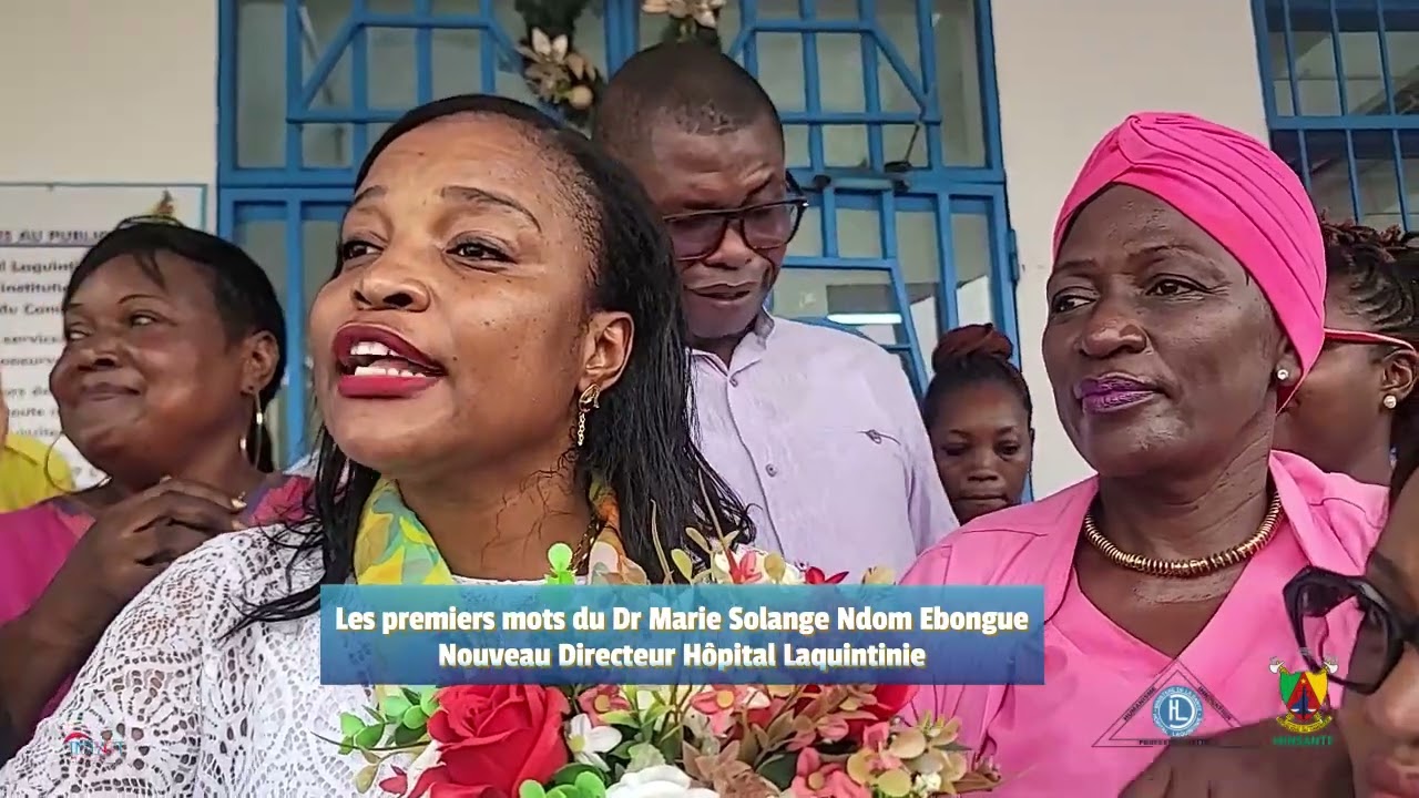 Les premiers mots du Dr Marie Solange Ndom Ebongue, nouveau Directeur HLD