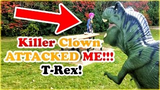 CREEPY CLOWN TRIES TO MAKE OUT WITH MY DOG!!! ☁👃 PurpleCrumbs SCARY FOOTAGE!!