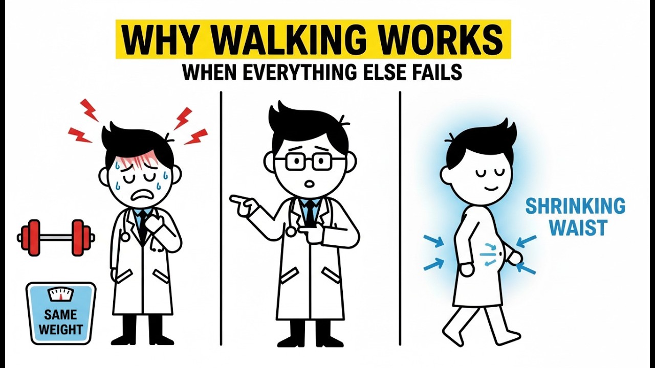 Why Walking Works for Fat Loss When Diets & Workouts Fail (Science Explained)