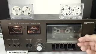 TAPE DECK GRADIENTE S-95 CABEÇA NOVA 100% RESTAURADO DEMO parte 1 (não está à venda)
