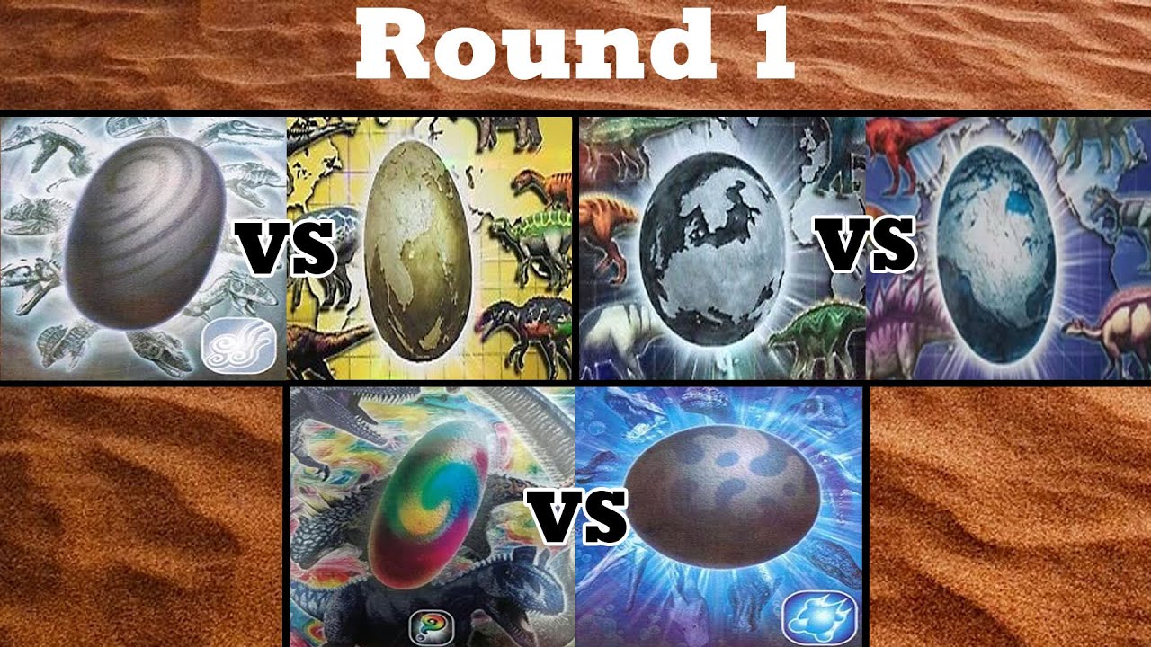 Dinosaur King Arcade Tournament | Excellent Eggs | Round 1 | Part