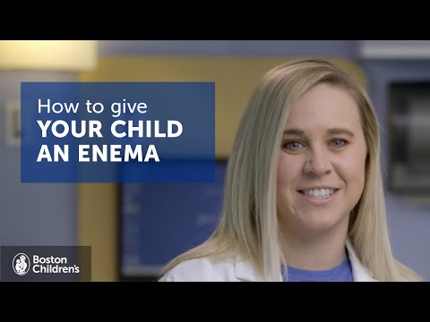 वीडियो: बच्चे को एनीमा कैसे दें