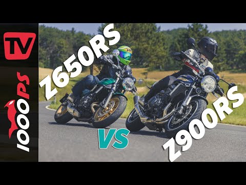 Kawasaki Z900RS vs Z650RS Vergleich - Muss es immer die Große sein?