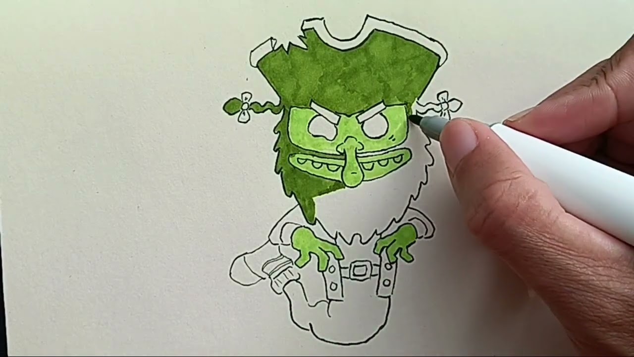 Drawing Funko Pop The Flying Dutchman from Spongebob SquarePants the Movie