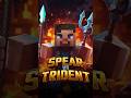 Spear vs Trident 🔥 Which One Is Good ?  #minecraft #shorts #viral