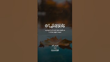 سورة العاديات❄️#ادريس_ابكر❄️