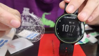 【GPSウォッチ】Garminの保護フィルムの貼り方・剝がし方/How to apply Garmin protective film