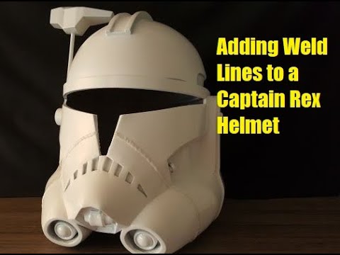 Adding Weld Lines To A Captain Rex Clone Trooper Helmet Youtube - captain rex phase ii roblox