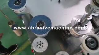 Proway newest design flexible flap disc machine.
