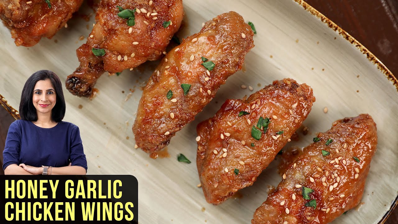 Honey Garlic Chicken Wings Recipe How To Make Chicken Wings Chicken