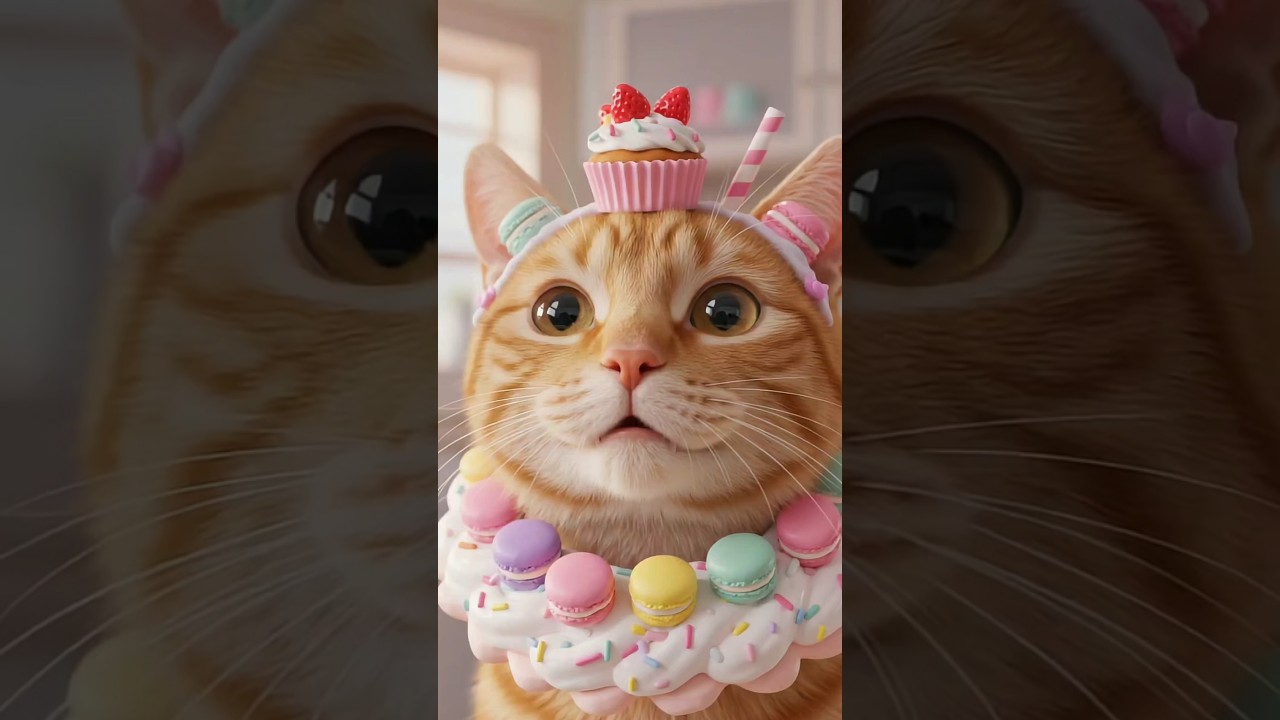 Cutest Macaron Kitty Explosion 