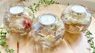Can You Put Fake Flowers in Resin? Resin Tea Light Candle Holders