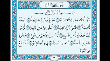 سورة الغاشية من آية ١ إلى آية ١١