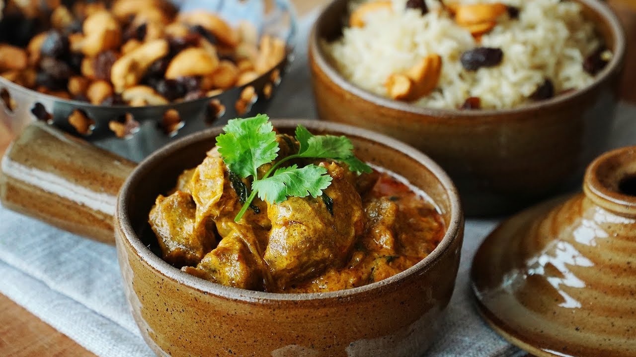 Mutton Korma with Saffron rice 羊肉拷玛藏红花饭 YouTube