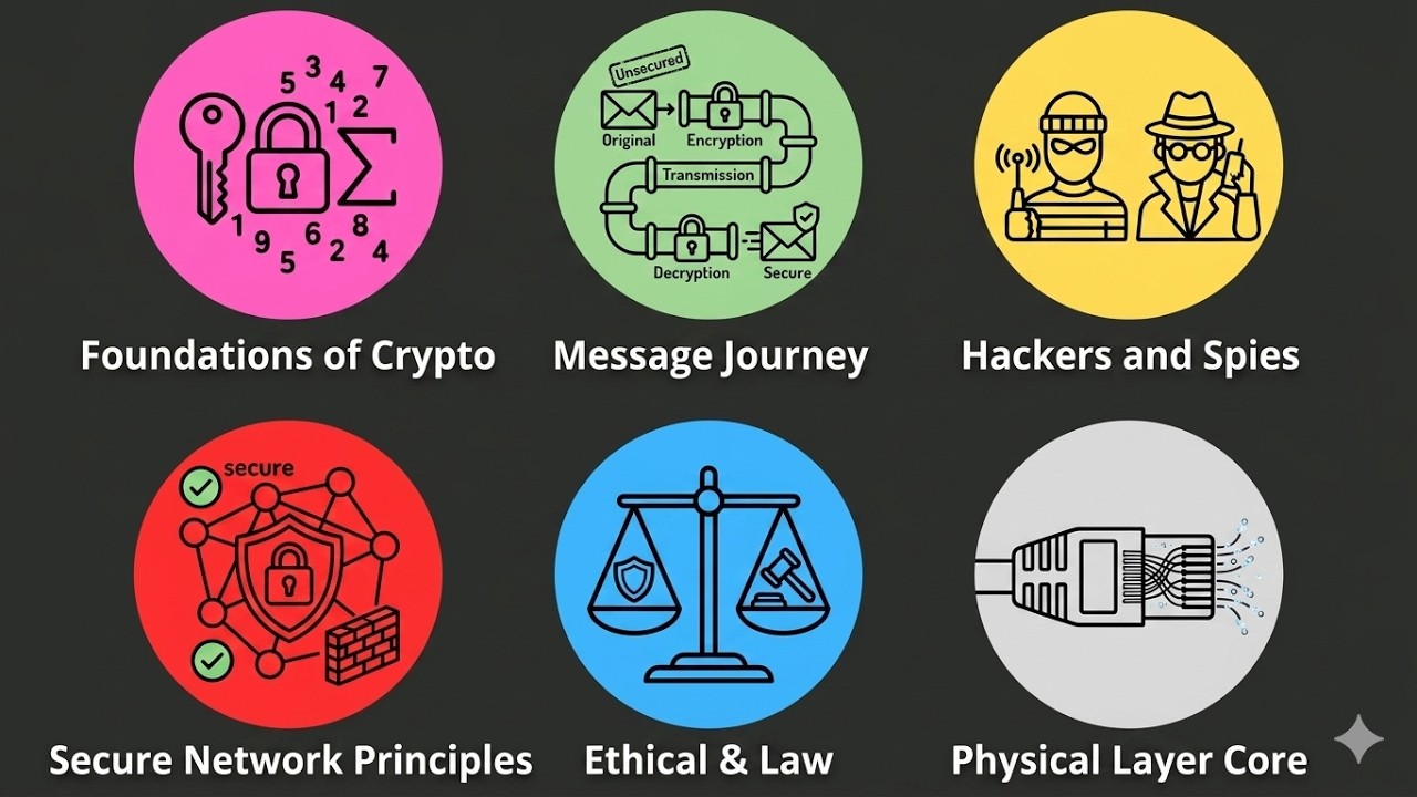 Every Foundations of Cryptography and Network Security Explained in 7 ...
