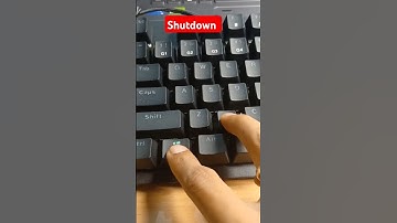 Shutdown Button in 10 sec Computer #keyboard #shortkey #tricks #shorts #viralvideo #computer