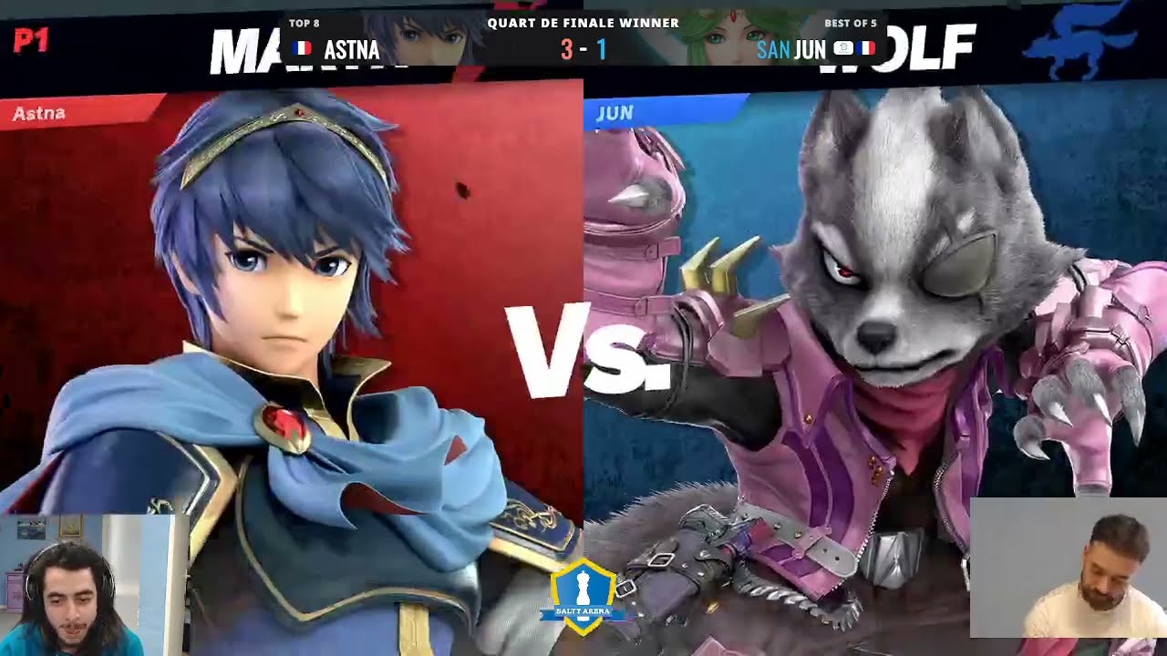 SaltyArena S6#15 Winner Final, Atsna (Marth) VS SAN Jun (Wolf,Roy)