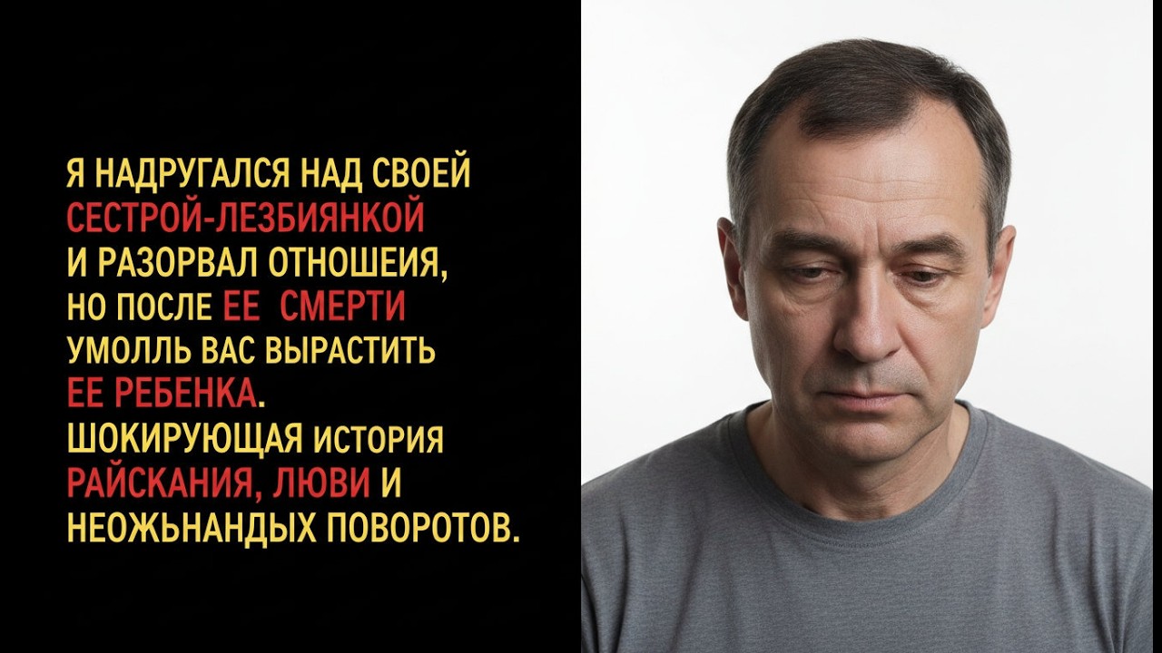 Я ИЗДЕВАЛСЯ НАД СЕСТРОЙ-ЛЕСБИЯНКОЙ — ПОСЛЕ ЕЁ СМЕРТИ УМОЛЯЛ ЗАБРАТЬ ЕЁ РЕБЁНКА