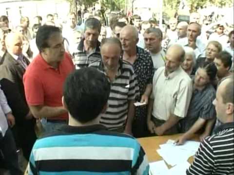 პრეზიდენტი დაზარალებულებთან