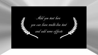 (無料動画素材) シルバーフレーム green screen タイトルなどに。