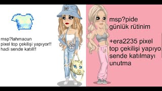 Mspgünlük Ruti̇ni̇m Msp?Lahmacun Pi̇xel Top Çeki̇li̇şi̇ Yapiyor